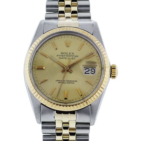 rolex 1630 automatic 2 tone|Rolex 16030 price.